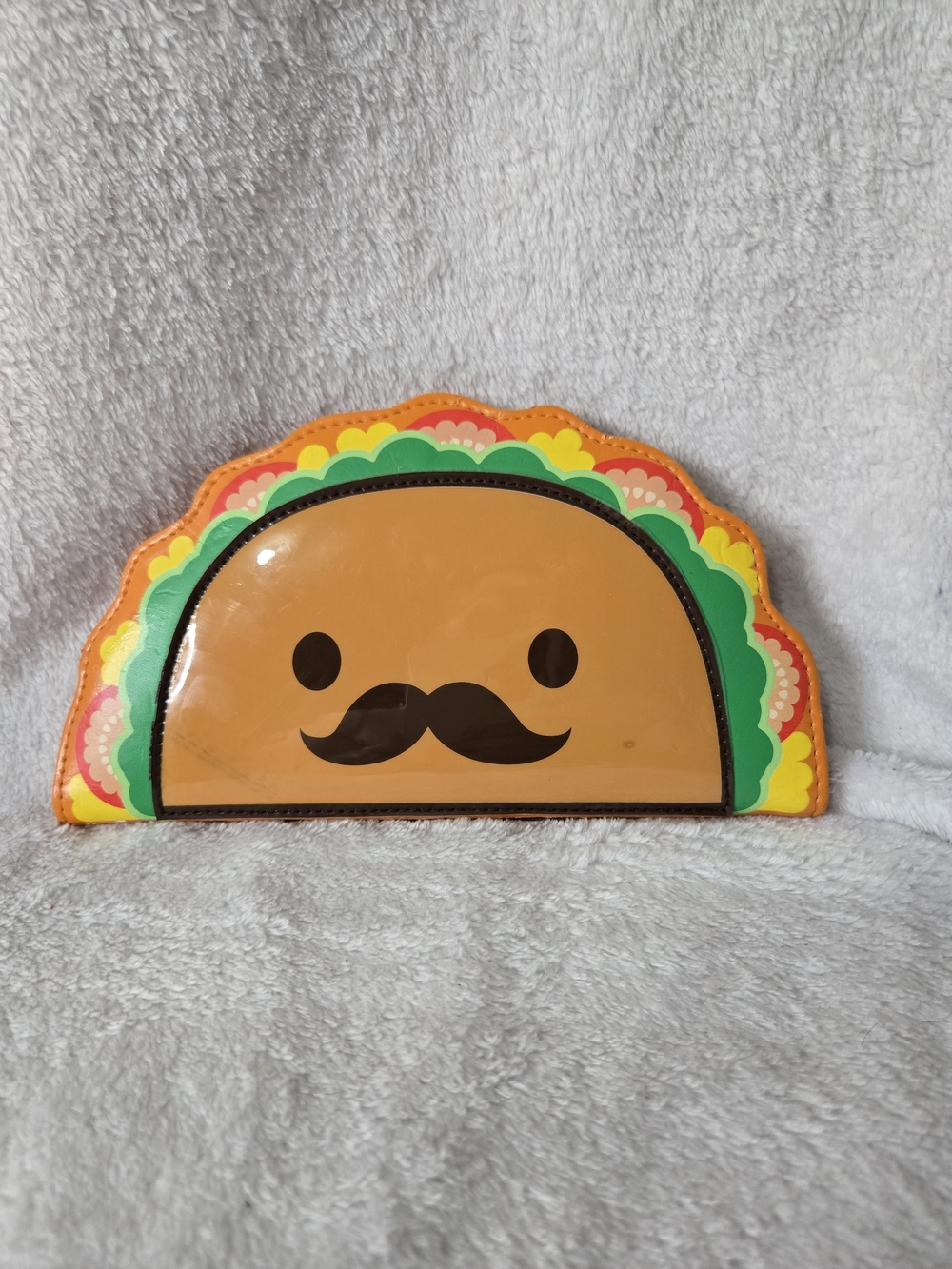 VERY RARE 2010 Loungefly Moustache Taco Coin Purse